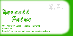 marcell palme business card